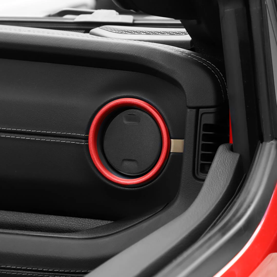 For 2024+ Jeep Wrangler & Gladiator JT Air Conditioning Headlight Switch Dashboard Air Vent Trim Ring- Style B (6 pcs) - Image 7
