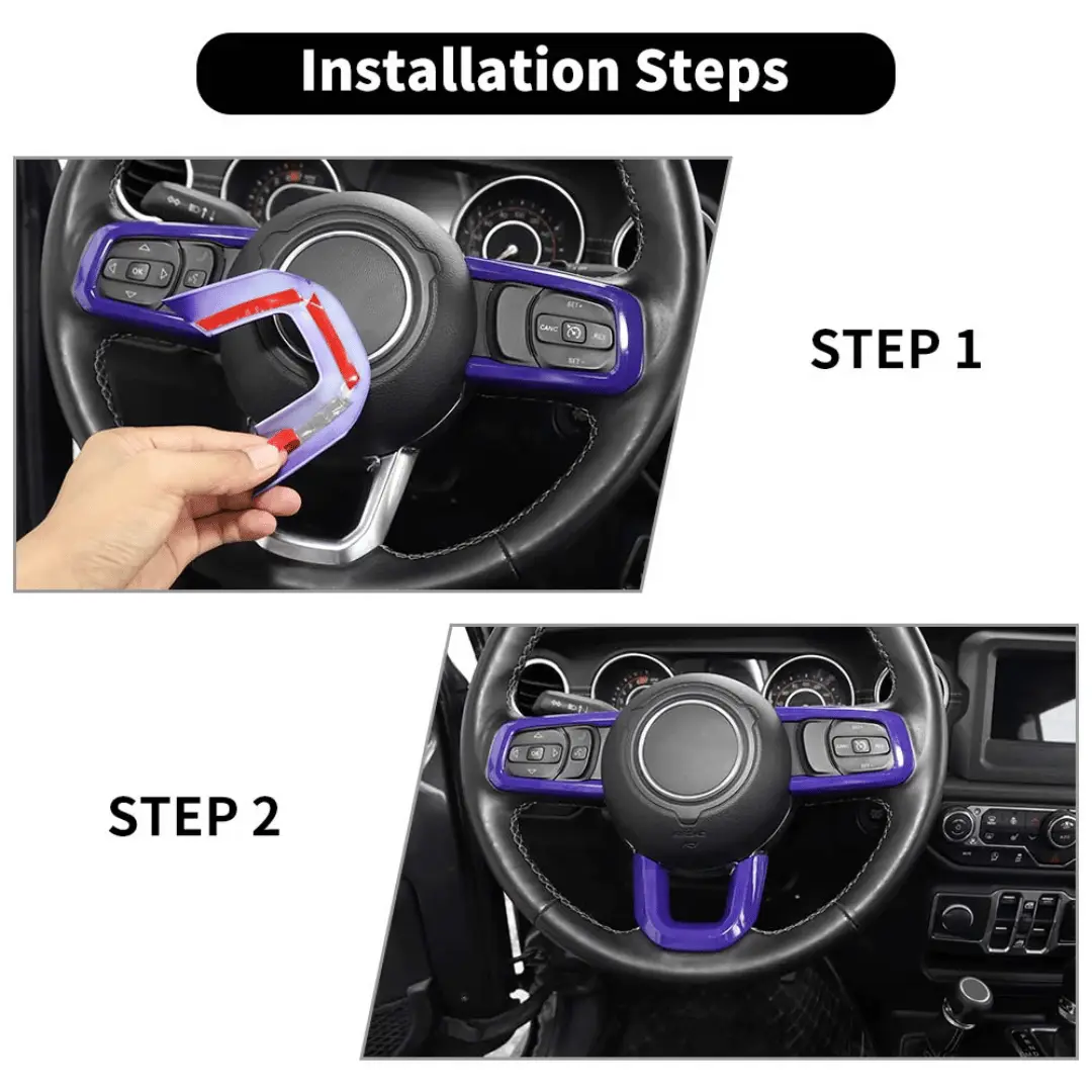 For 2024+ Jeep Wrangler JL/Gladiator JT 17 x Center Console/Roof Decoration Trim Kit - Image 3