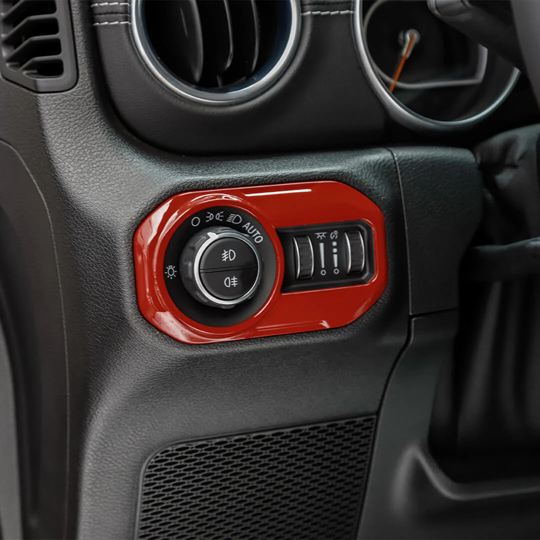For 2024+ Jeep Wrangler JL & Gladiator JT 4-Door Version Interior Center Console Gear Shift Trim Cover Kit (14 pcs) - Image 13