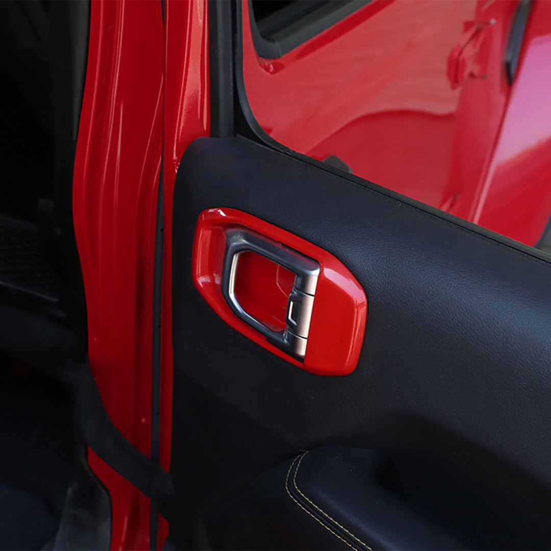 For 2024+ Jeep Wrangler JL & Gladiator JT 4-Door Version Interior Center Console Gear Shift Trim Cover Kit (14 pcs) - Image 19