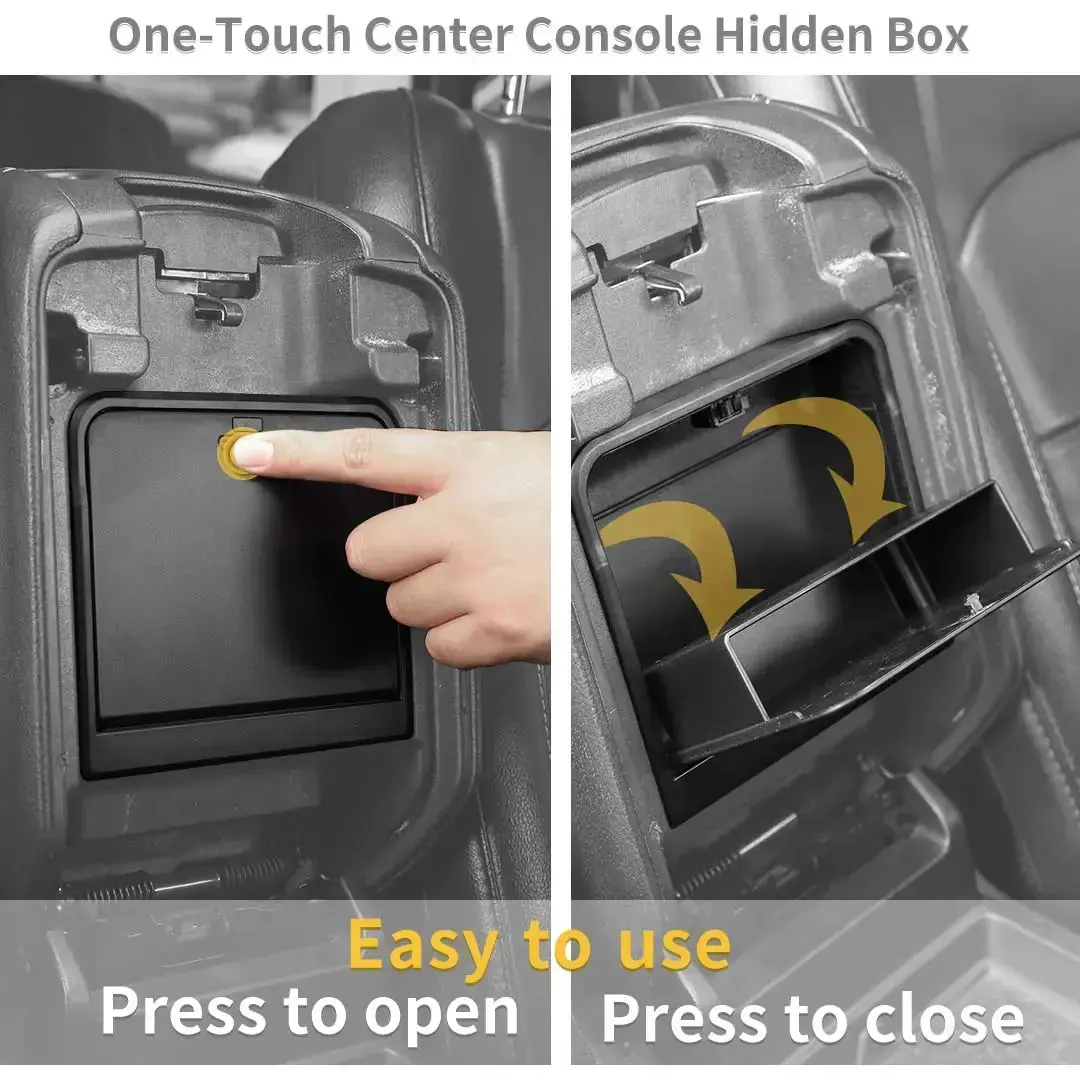 For 2018-2023 Jeep Wrangler JL & Gladiator JT Dash Console Door & Trunk Organizer Storage Box - Image 9