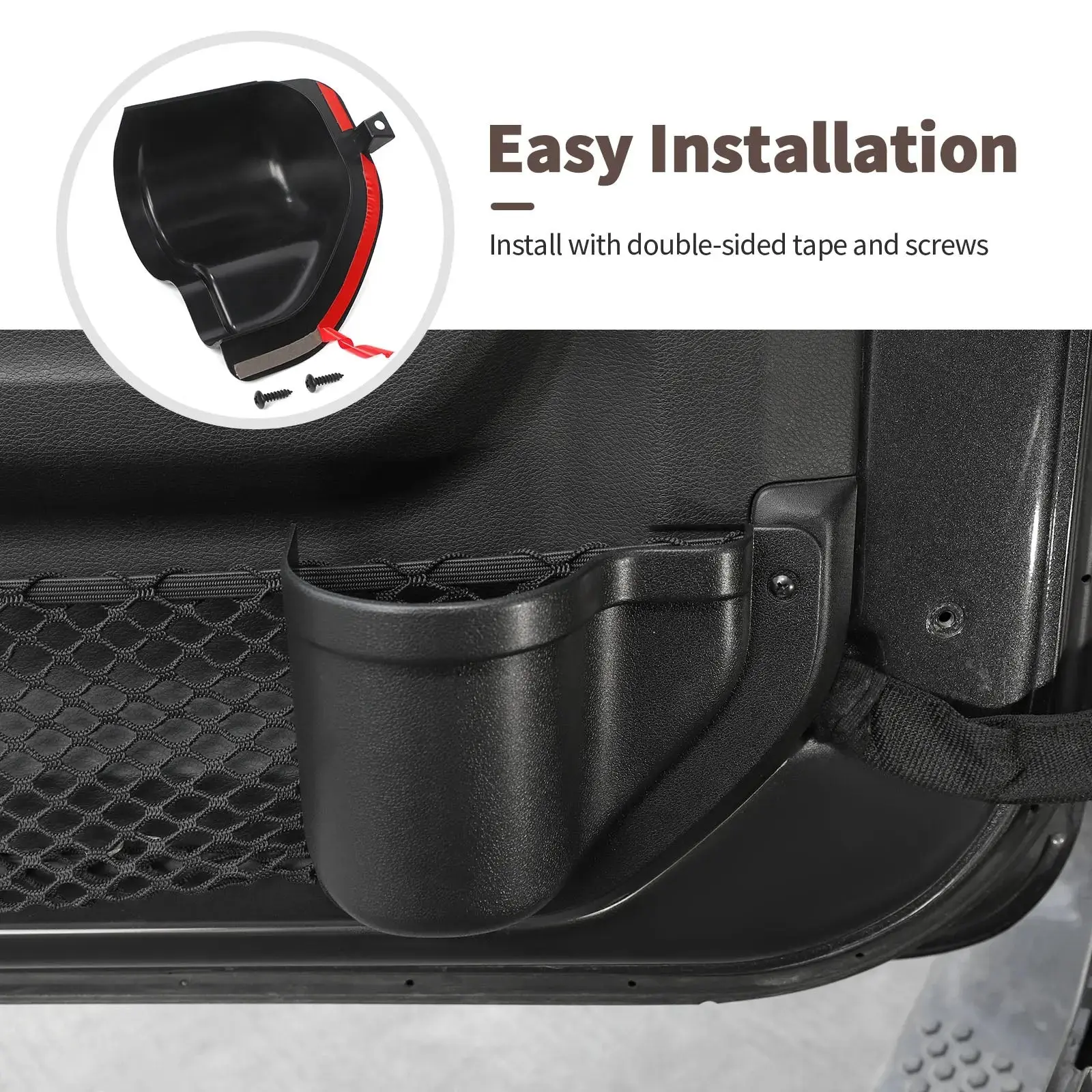 For 2018-2023 Jeep Wrangler JL & Gladiator JT Dash Console Door & Trunk Organizer Storage Box - Image 7