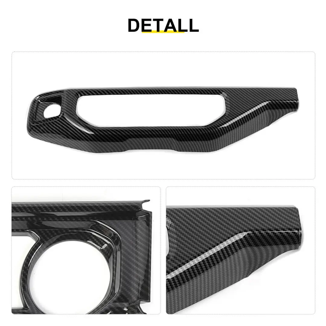 For 2024+ Jeep Wrangler JL & Gladiator JT Interior Center Console Cover Trim Kit (15 pcs) - Image 9