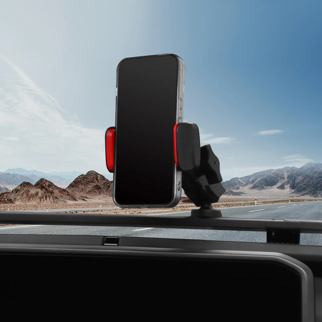 For 2024+ Jeep Wrangler JL & Gladiator JT Interior Center Console Dashboard Rail Expansion Phone Holder Mount - Image 5