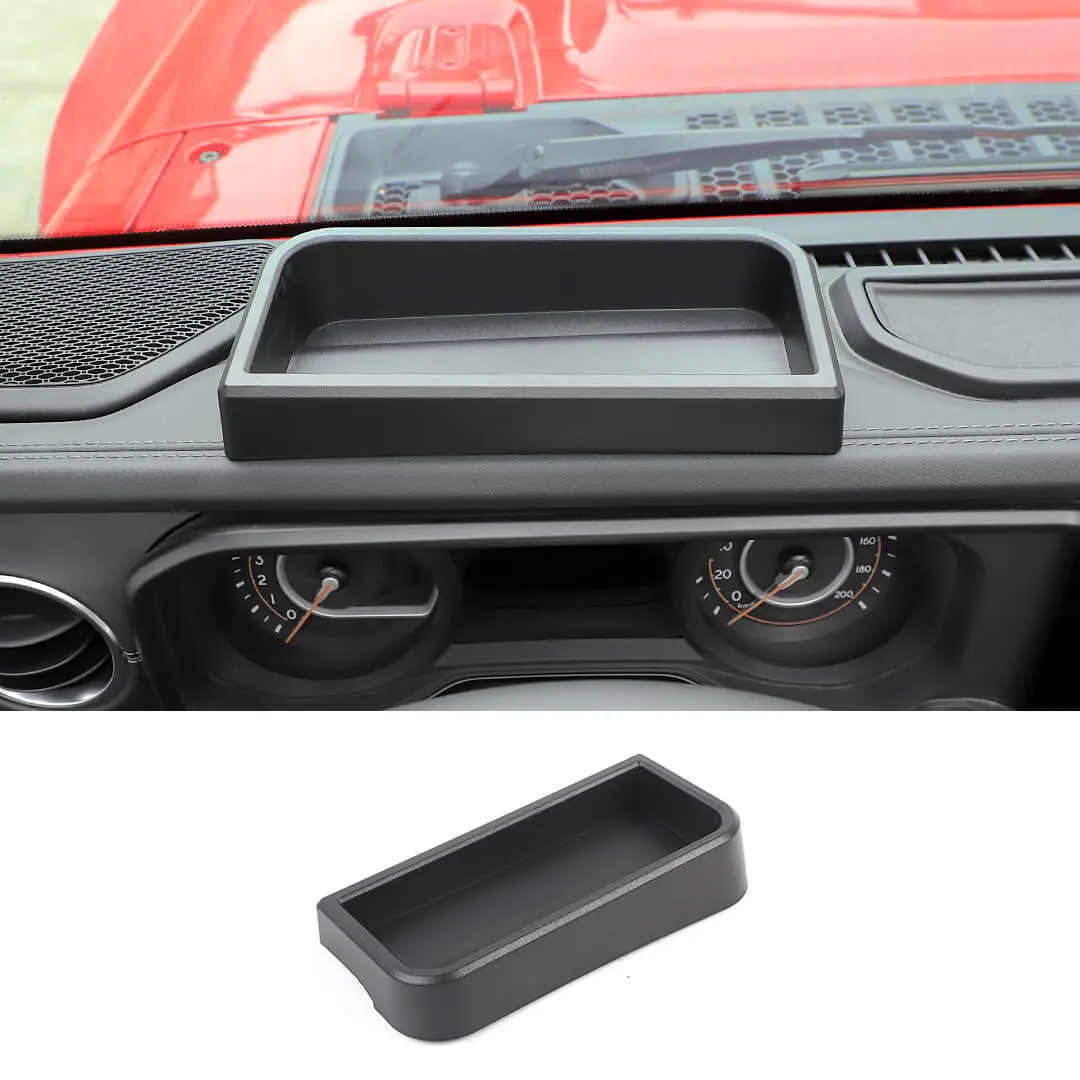 For 2024+ Jeep Wrangler JL & Gladiator JT Interior Center Console Dashboard Storage Box Tray