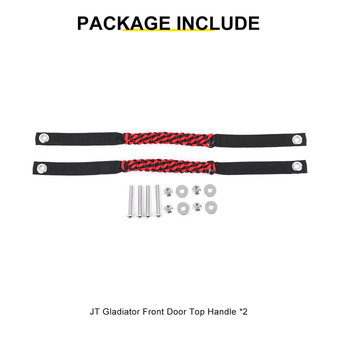 For 2024+ Jeep Wrangler JL/Gladiator JT Roll Bar Grab Handles Grip Handle Accessories (2 pcs) - Image 10