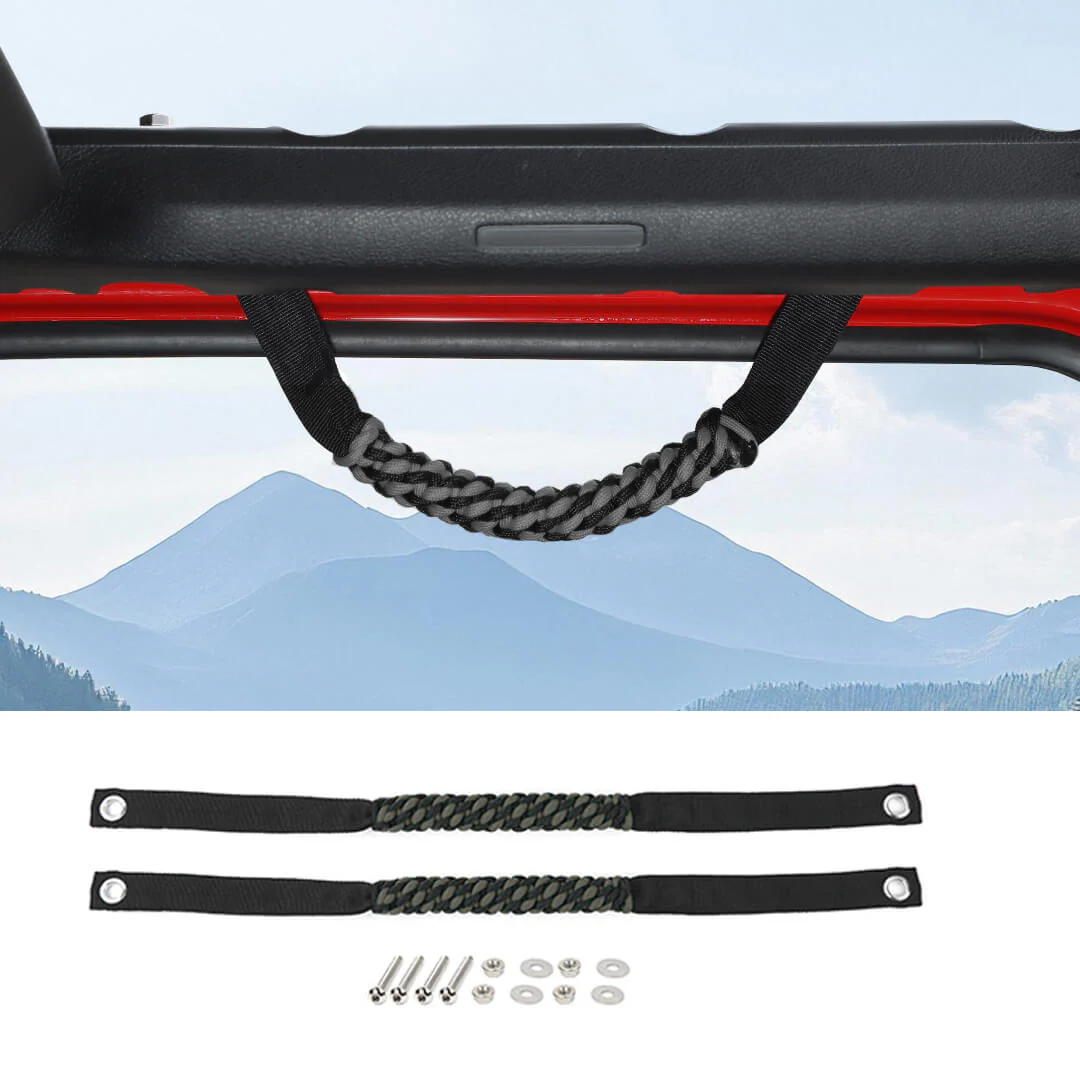 For 2024+ Jeep Wrangler JL/Gladiator JT Roll Bar Grab Handles Grip Handle Accessories (2 pcs) - Image 12