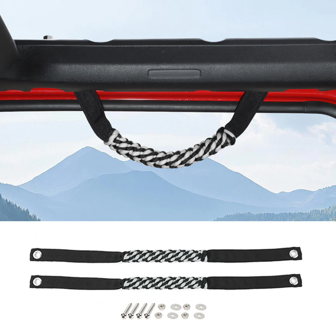 For 2024+ Jeep Wrangler JL/Gladiator JT Roll Bar Grab Handles Grip Handle Accessories (2 pcs) - Image 17