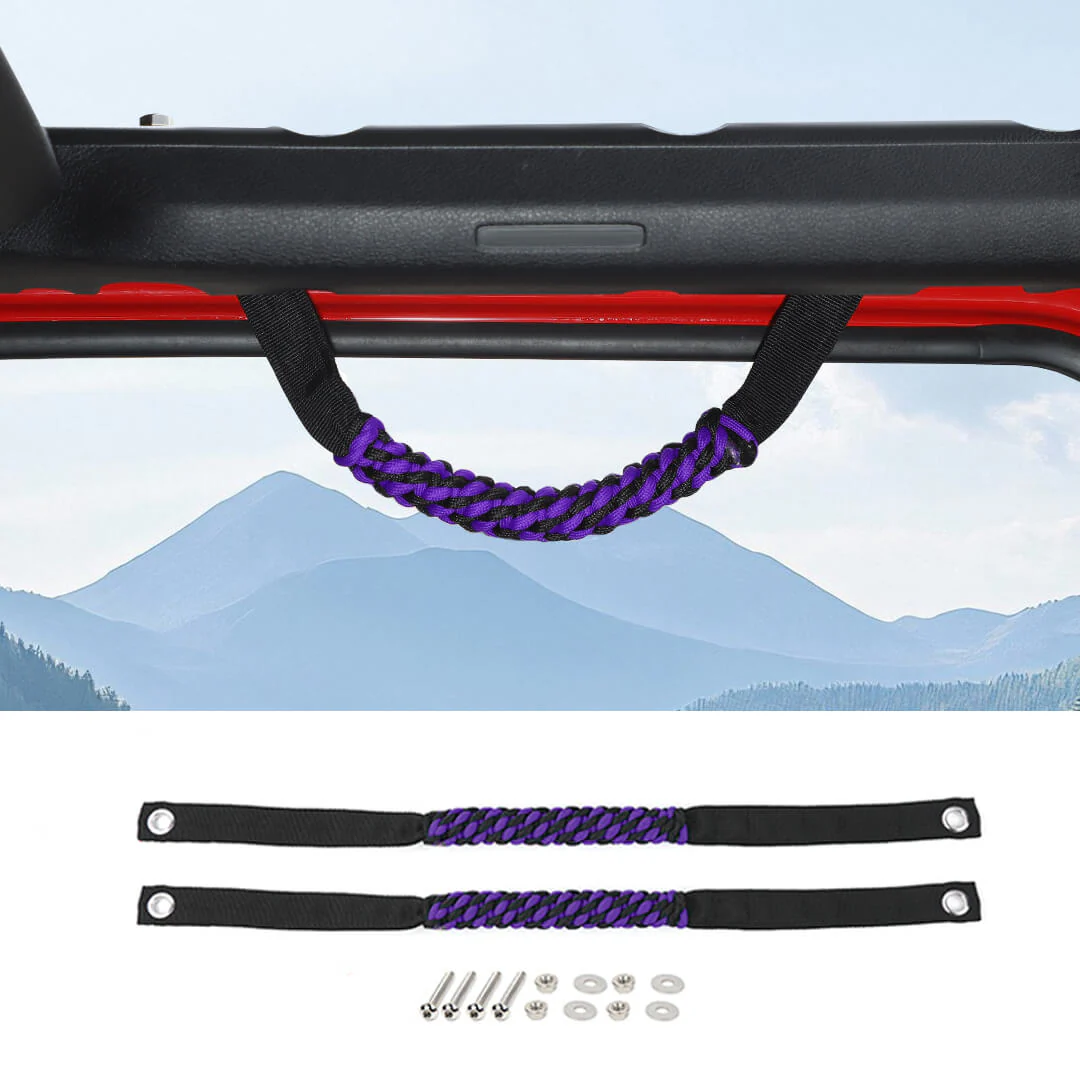 For 2024+ Jeep Wrangler JL/Gladiator JT Roll Bar Grab Handles Grip Handle Accessories (2 pcs) - Image 18
