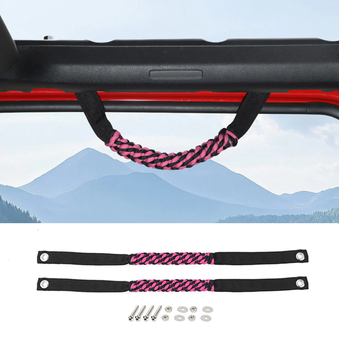 For 2024+ Jeep Wrangler JL/Gladiator JT Roll Bar Grab Handles Grip Handle Accessories (2 pcs) - Image 19