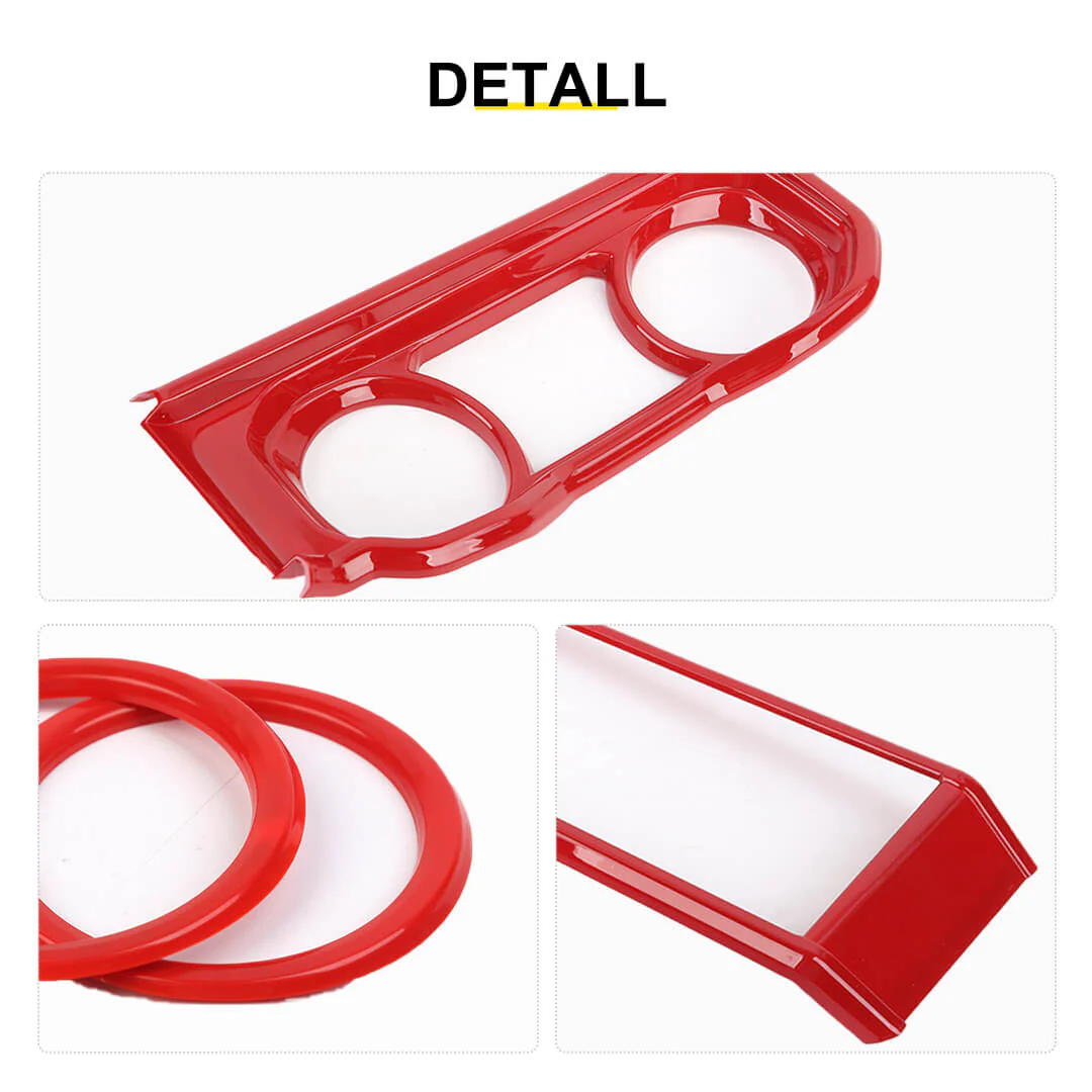 For 2024+ Jeep Wrangler JL & Gladiator JT Wheel Interior Console Dashboard Cover Trim Kit (11 pcs) - Image 11