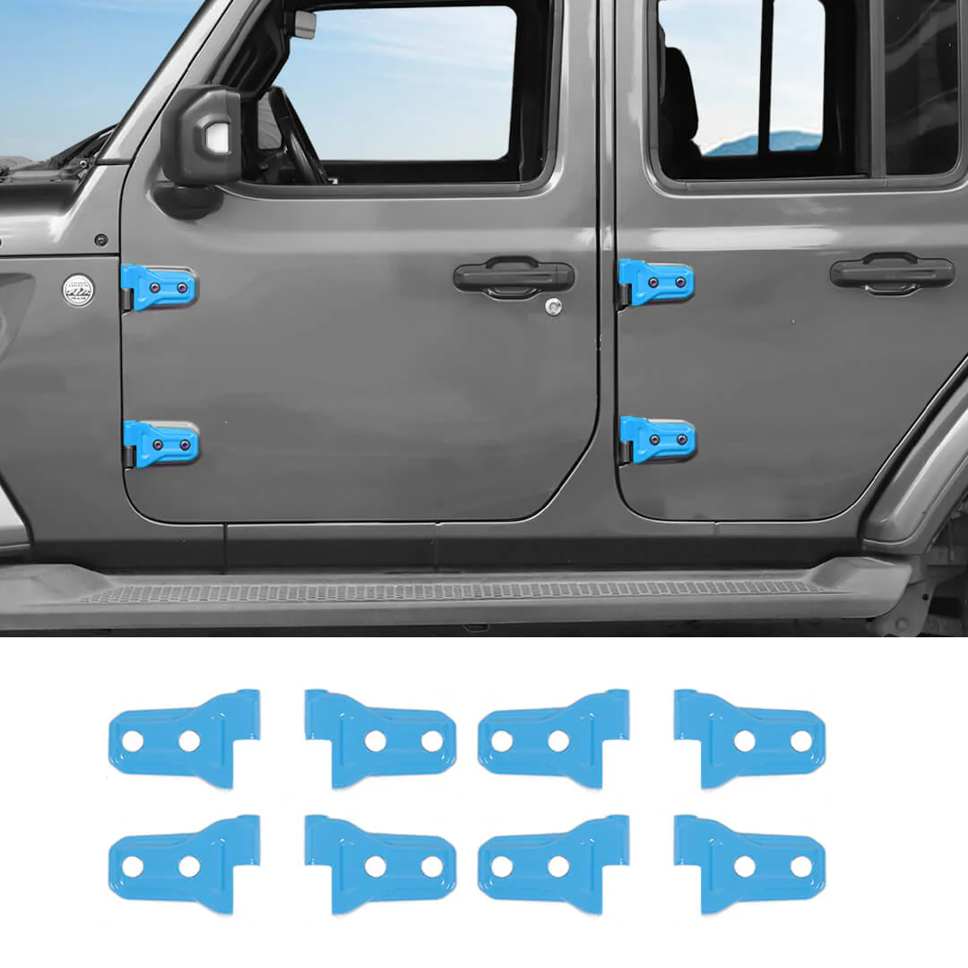 For 2026+ Jeep Wrangler JL & Gladiator JT 4-Door Version Exterior Car Door Hinges Trim Cover (8 pcs) - Image 12