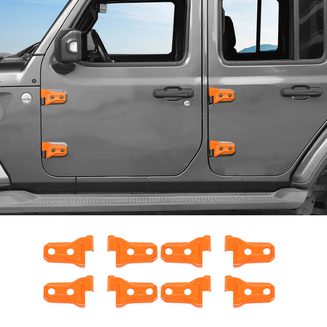 For 2026+ Jeep Wrangler JL & Gladiator JT 4-Door Version Exterior Car Door Hinges Trim Cover (8 pcs) - Image 17