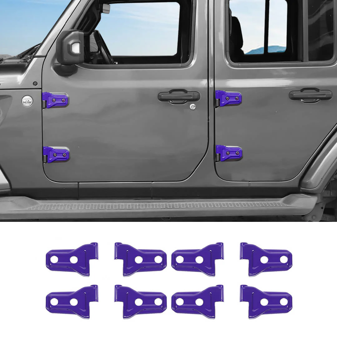 For 2026+ Jeep Wrangler JL & Gladiator JT 4-Door Version Exterior Car Door Hinges Trim Cover (8 pcs) - Image 18