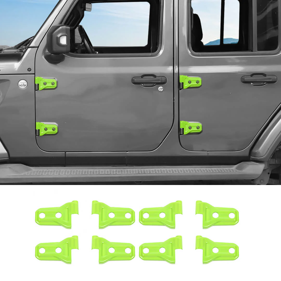 For 2026+ Jeep Wrangler JL & Gladiator JT 4-Door Version Exterior Car Door Hinges Trim Cover (8 pcs) - Image 19