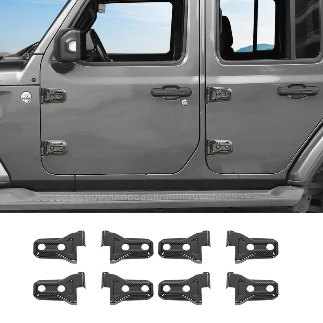 For 2026+ Jeep Wrangler JL & Gladiator JT 4-Door Version Exterior Car Door Hinges Trim Cover (8 pcs) - Image 20