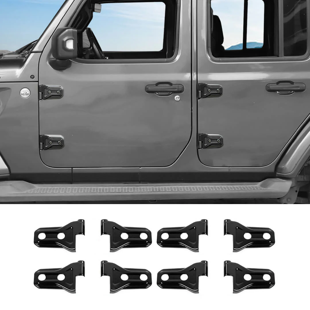 For 2026+ Jeep Wrangler JL & Gladiator JT 4-Door Version Exterior Car Door Hinges Trim Cover (8 pcs) - Image 22
