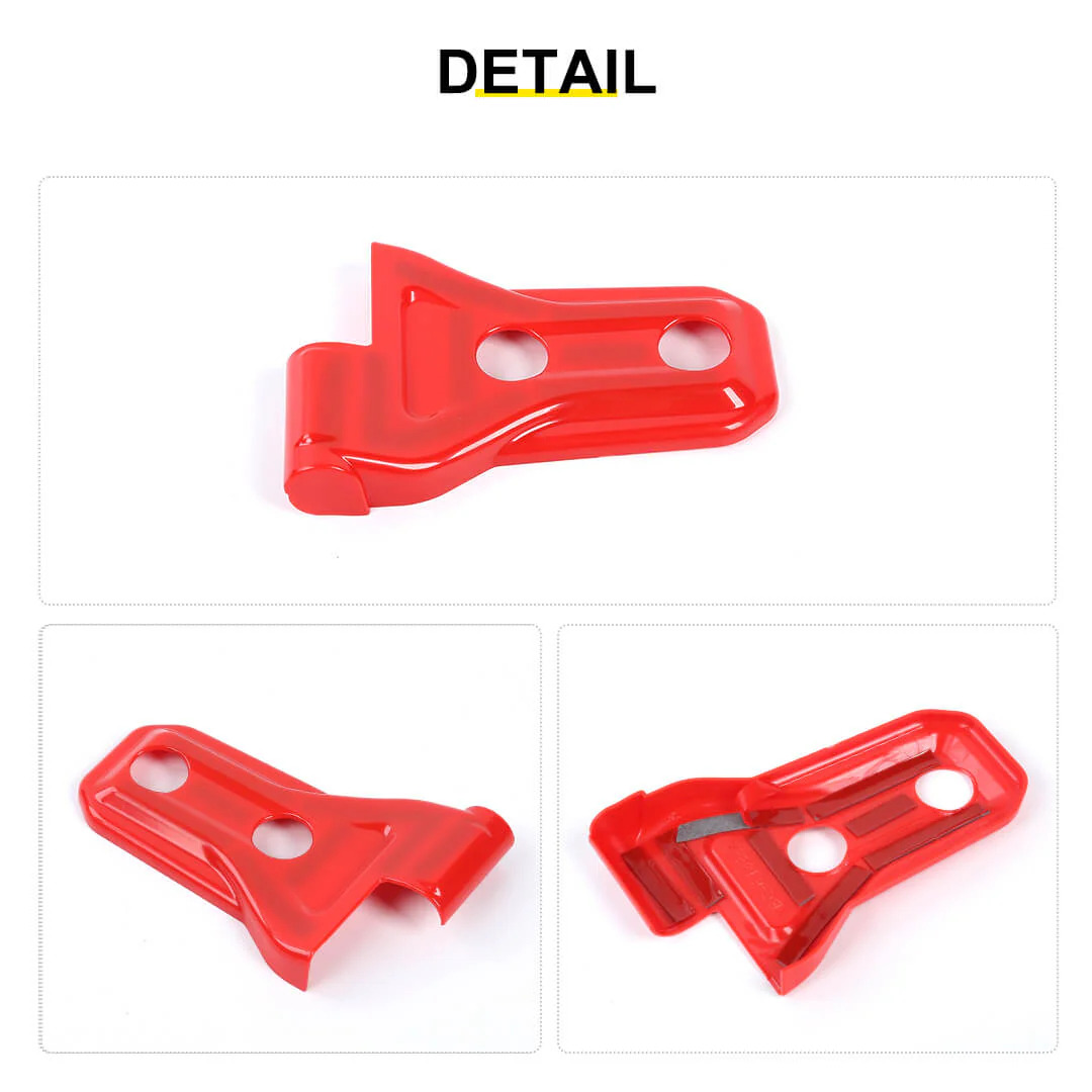 For 2026+ Jeep Wrangler JL & Gladiator JT 4-Door Version Exterior Car Door Hinges Trim Cover (8 pcs) - Image 7