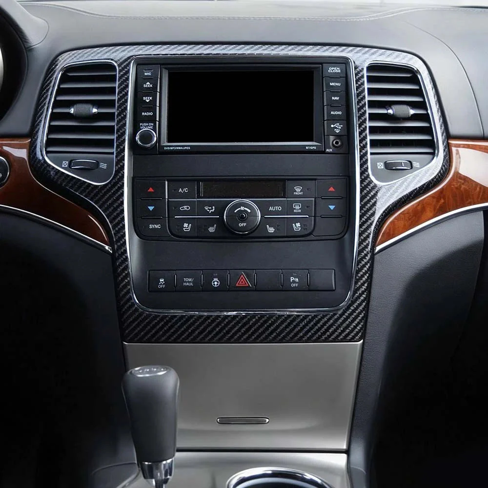 For 2011-2013 Jeep Grand Cherokee WK2 Center Console Dash Radio Navigation Panel Trim Cover - Image 4