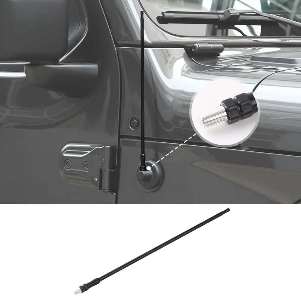For 2007–2023 Jeep Wrangler JL JK & Gladiator JT – 13-Inch Reflex Antenna Replacement Optimized for FM/AM - Image 10