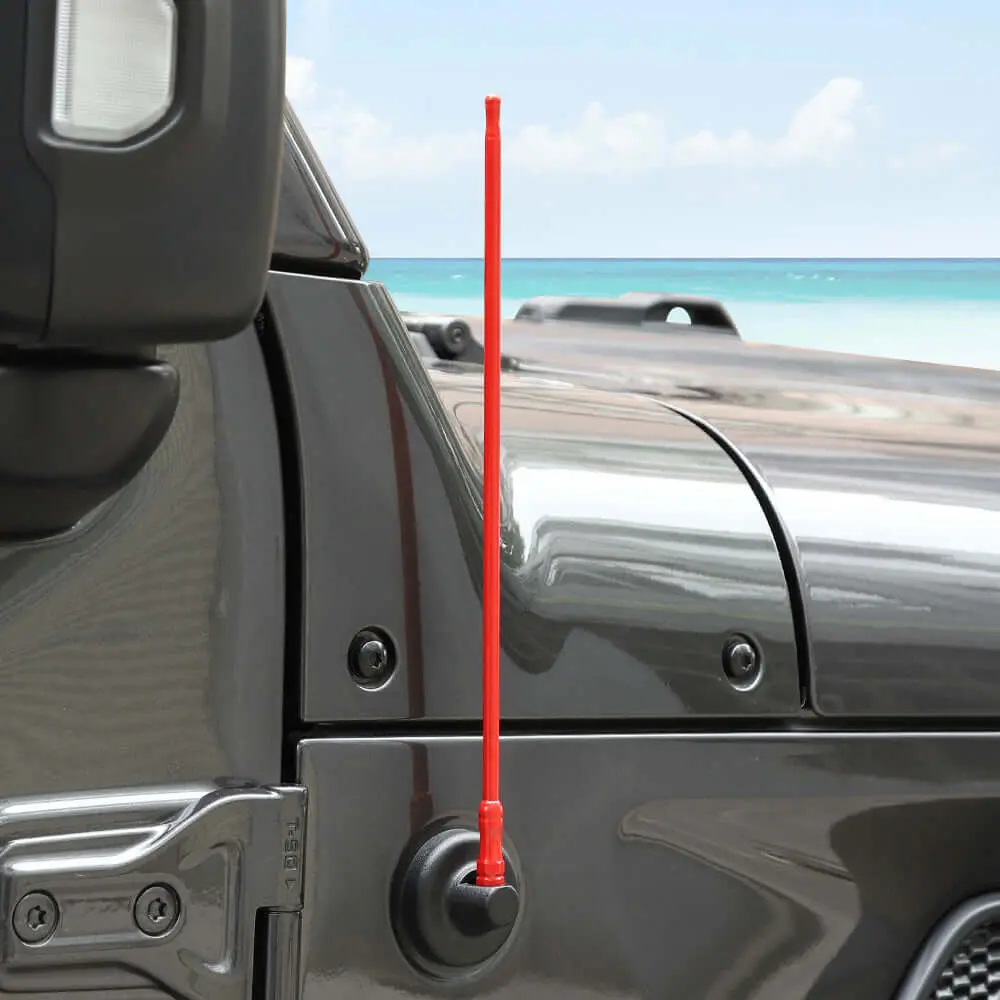 For 2007–2023 Jeep Wrangler JL JK & Gladiator JT – 13-Inch Reflex Antenna Replacement Optimized for FM/AM - Image 8