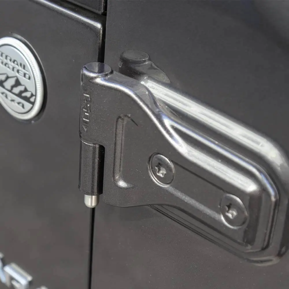 For Jeep Wrangler TJ JK JKU JL JLU & Gladiator JT Door Hinge Latch Pin Bolts Guides Liners Kits 8pcs - Image 2