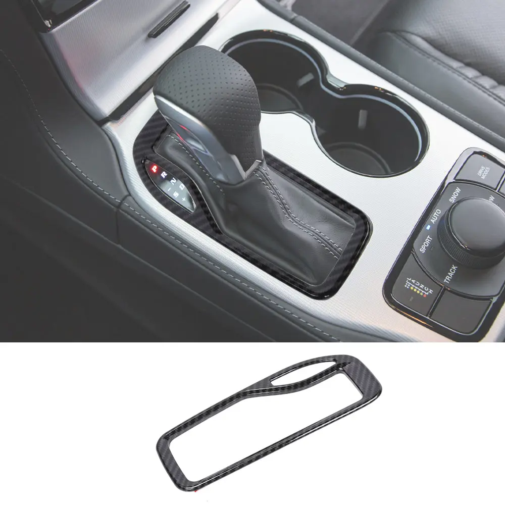 For 2016-2021 Jeep Grand Cherokee WK2 Gear Shift Panel Cover Trim Ring Bezels