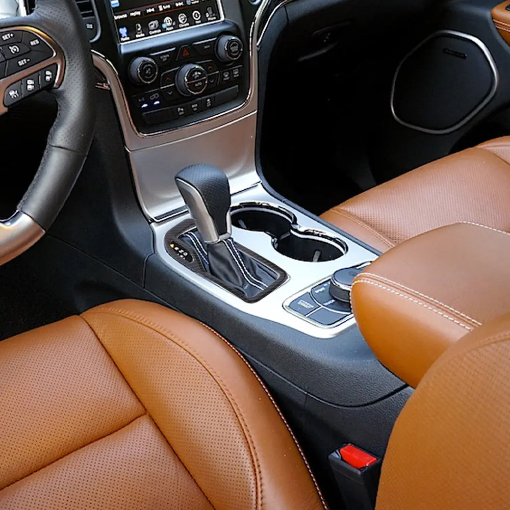 For 2016-2021 Jeep Grand Cherokee WK2 Gear Shift Panel Cover Trim Ring Bezels - Image 5