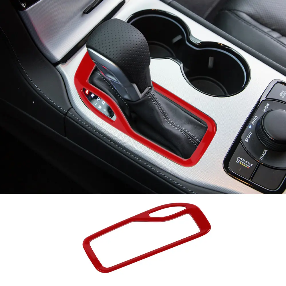 For 2016-2021 Jeep Grand Cherokee WK2 Gear Shift Panel Cover Trim Ring Bezels - Image 8