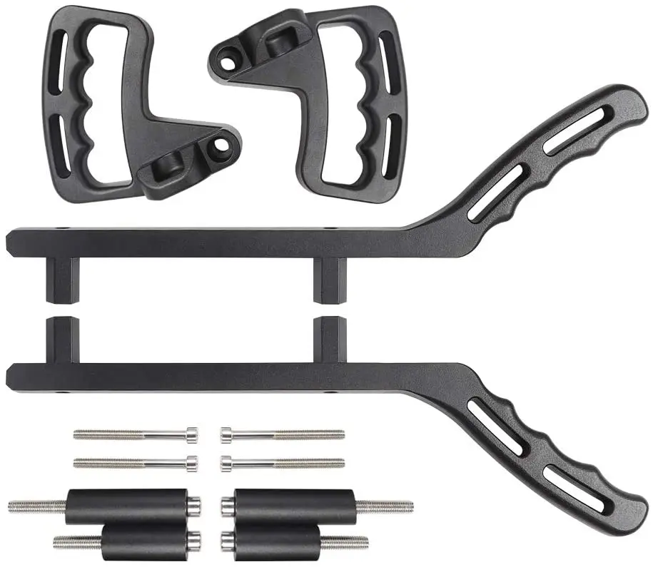 For 2007-2018 Jeep Wrangler JK JKU & Unlimited 4 Door Metal Top Grab Handles Kit 4pcs (Upgraded Version) Black - Image 7
