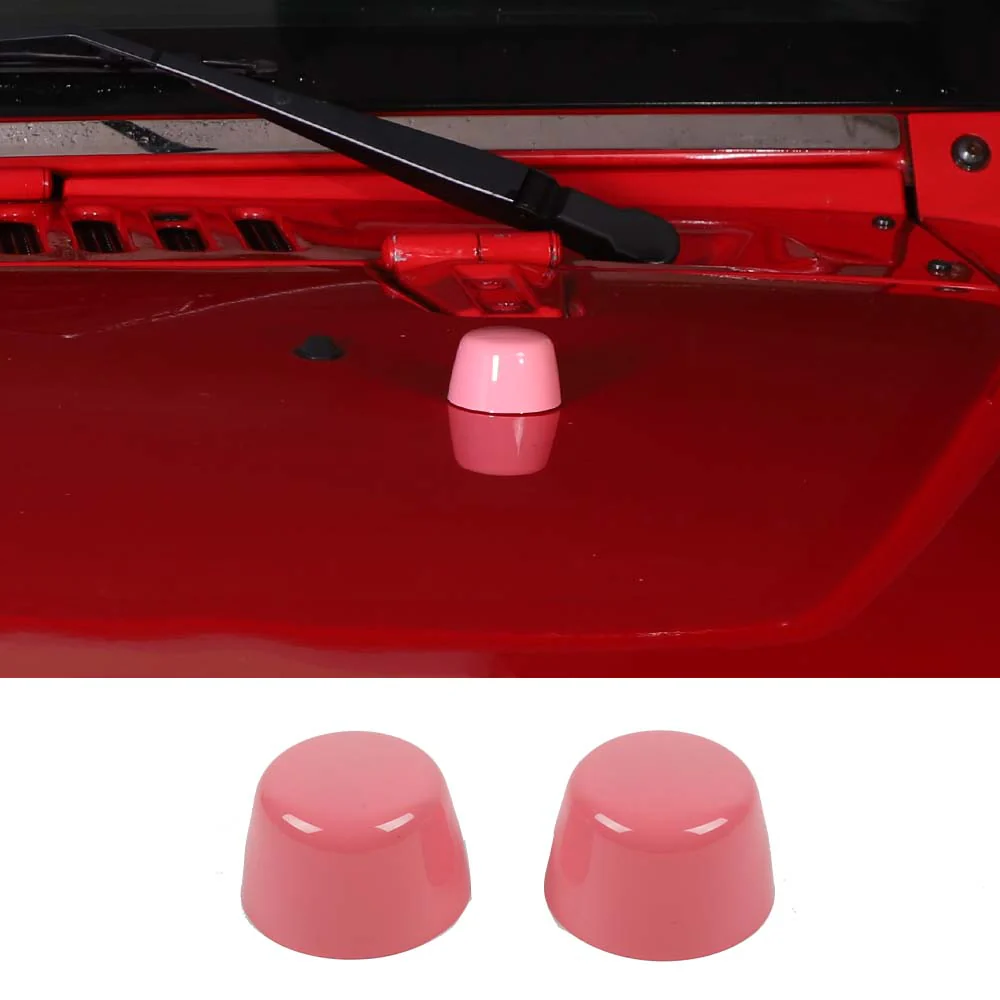 For 2007-2018 Jeep Wrangler JK Hood Bumper Stop Rubber Cushion Plug Cover Trim - Image 10
