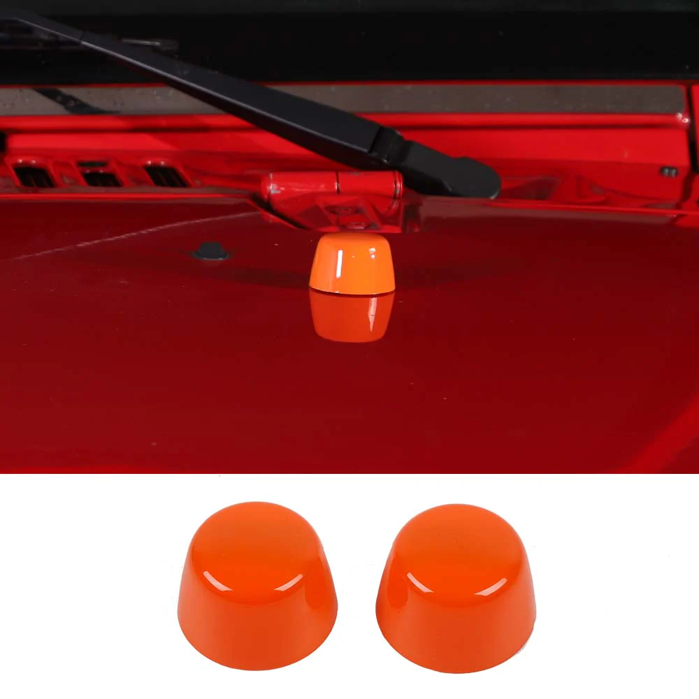 For 2007-2018 Jeep Wrangler JK Hood Bumper Stop Rubber Cushion Plug Cover Trim - Image 12