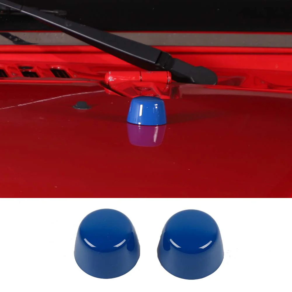 For 2007-2018 Jeep Wrangler JK Hood Bumper Stop Rubber Cushion Plug Cover Trim - Image 13
