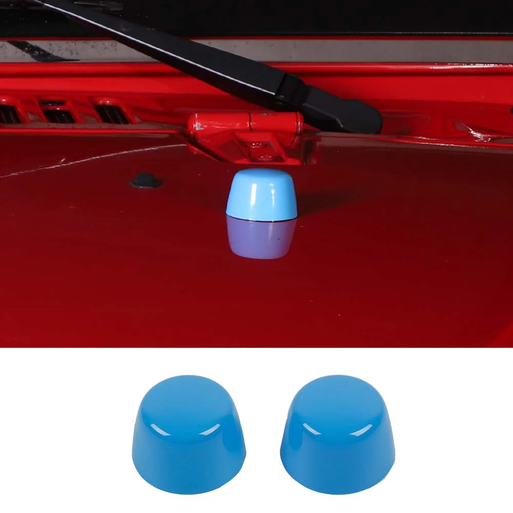 For 2007-2018 Jeep Wrangler JK Hood Bumper Stop Rubber Cushion Plug Cover Trim - Image 14