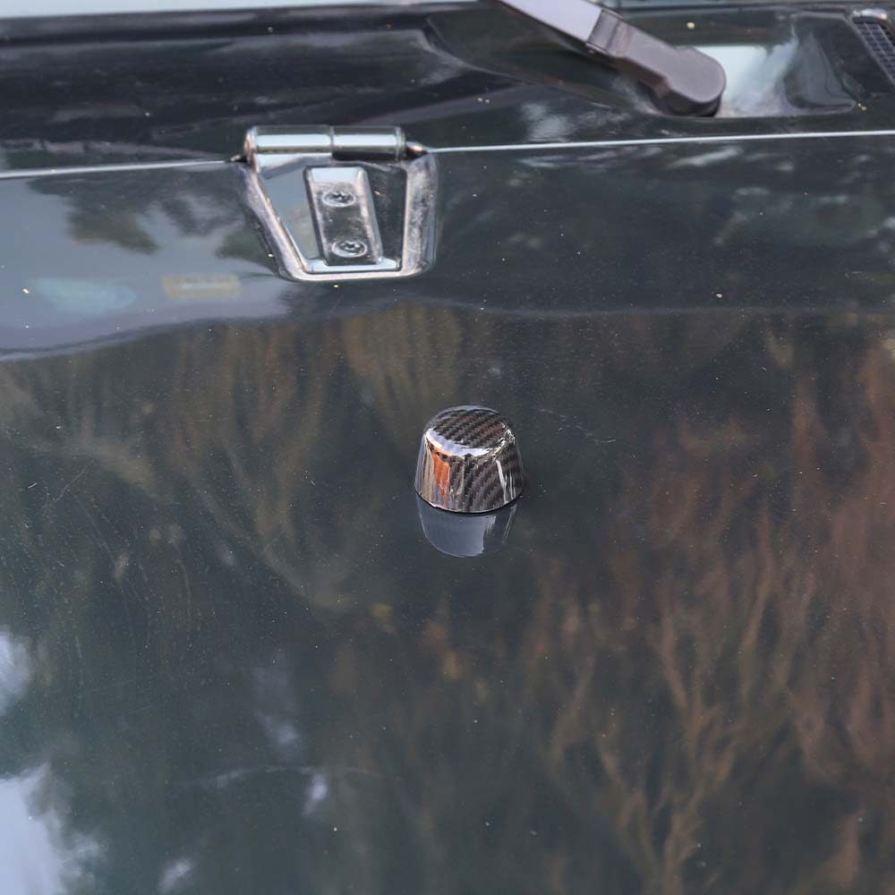 For 2007-2018 Jeep Wrangler JK Hood Bumper Stop Rubber Cushion Plug Cover Trim - Image 5