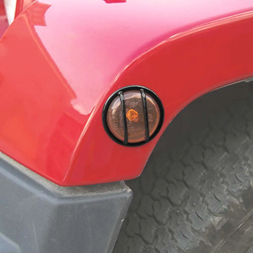 For Jeep Wrangler JK 2007-2018 Wheel Eyebrow Light Lamp Trim Guards - Image 4