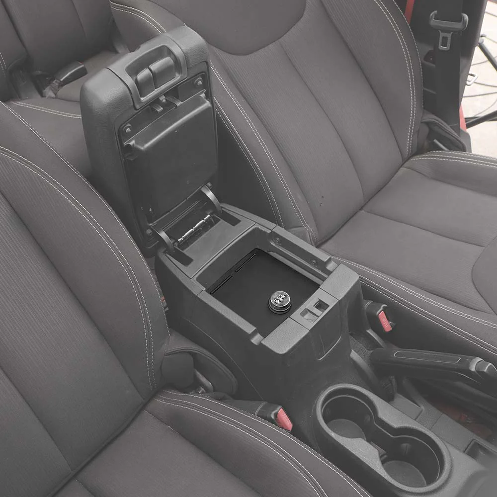 For Jeep Wrangler JK 2011-2018 Center Console Safe Box Armrest Storage Lock Box - Image 4