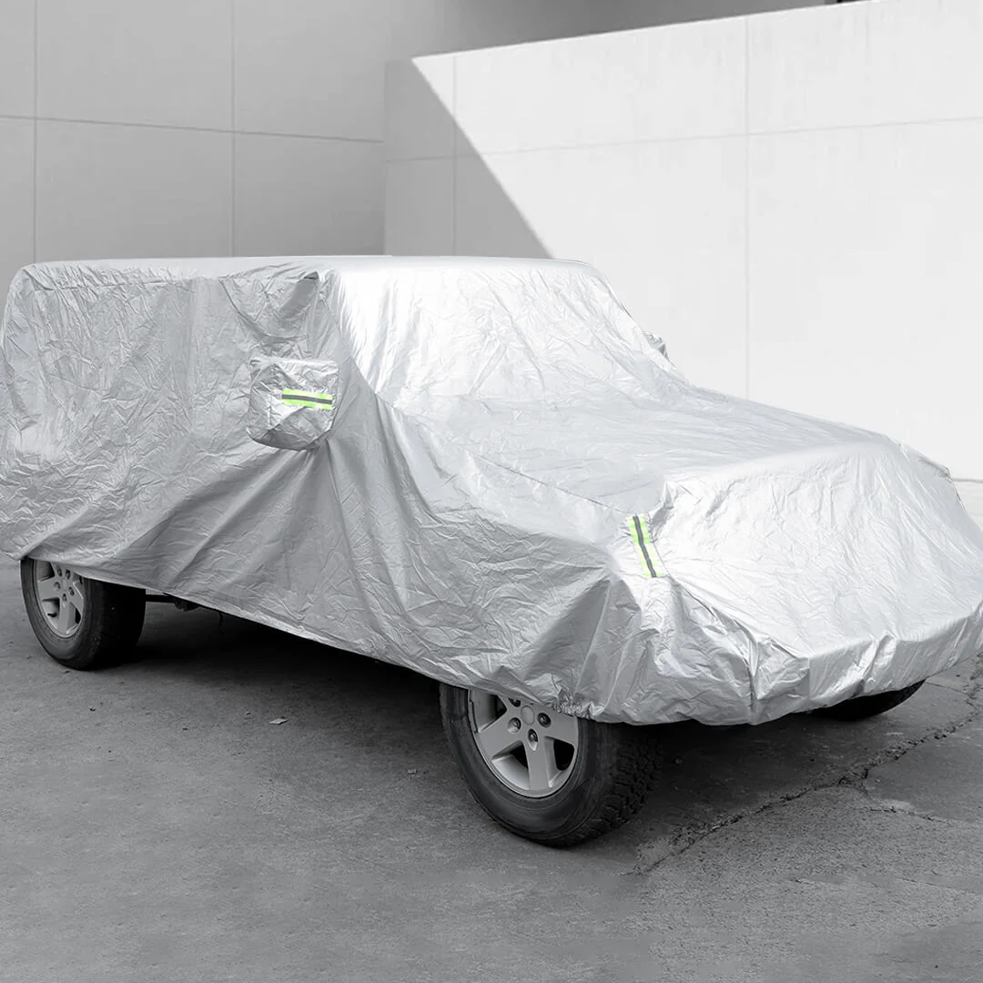 For Jeep Wrangler JK JL Exterior Car Full Dust UV Rain Protection Cover - Image 3