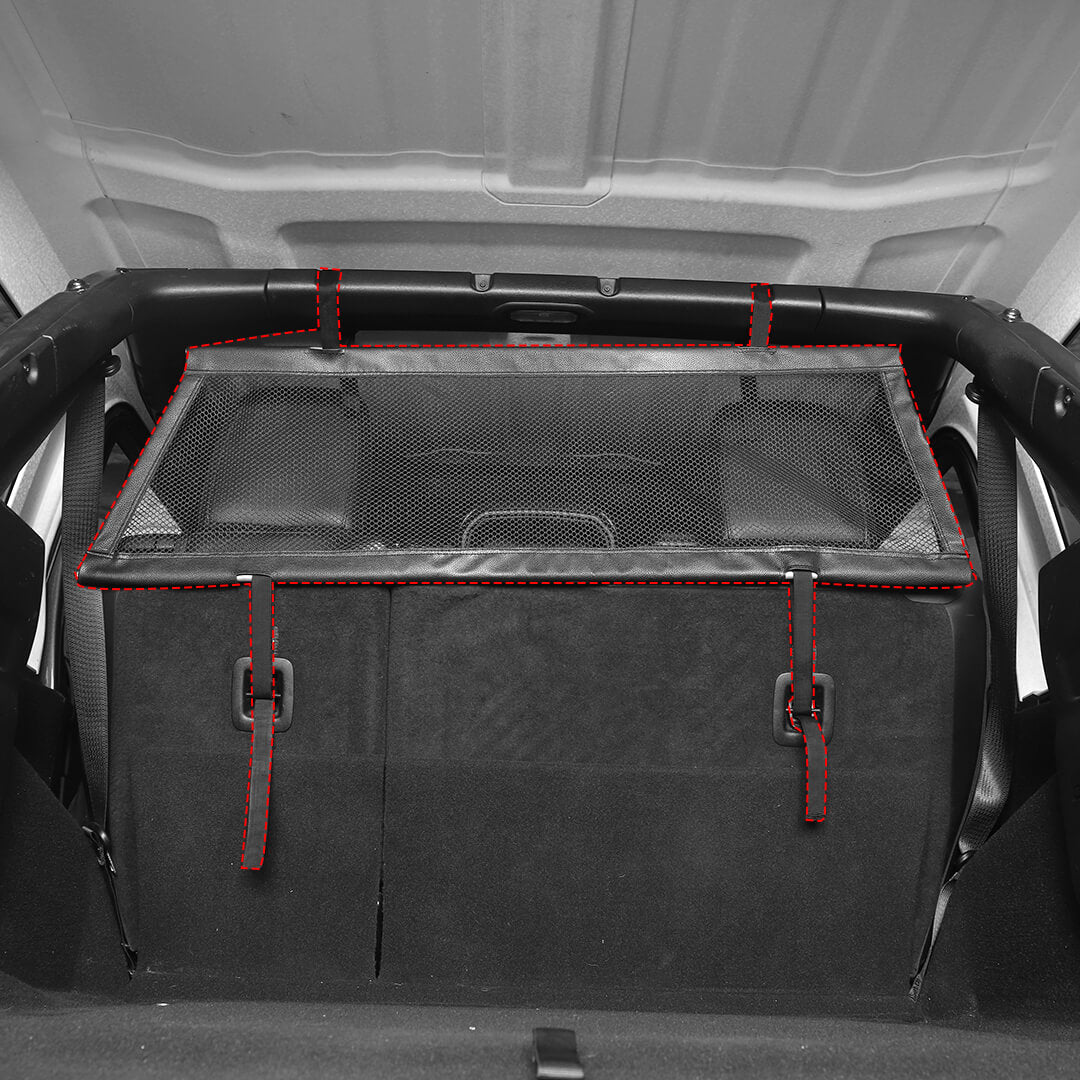 For Jeep Wrangler JK JL 4-Door Version Interior Rear Cargo Trunk Seat Back Isolation Cover Shield Accessories - Image 4