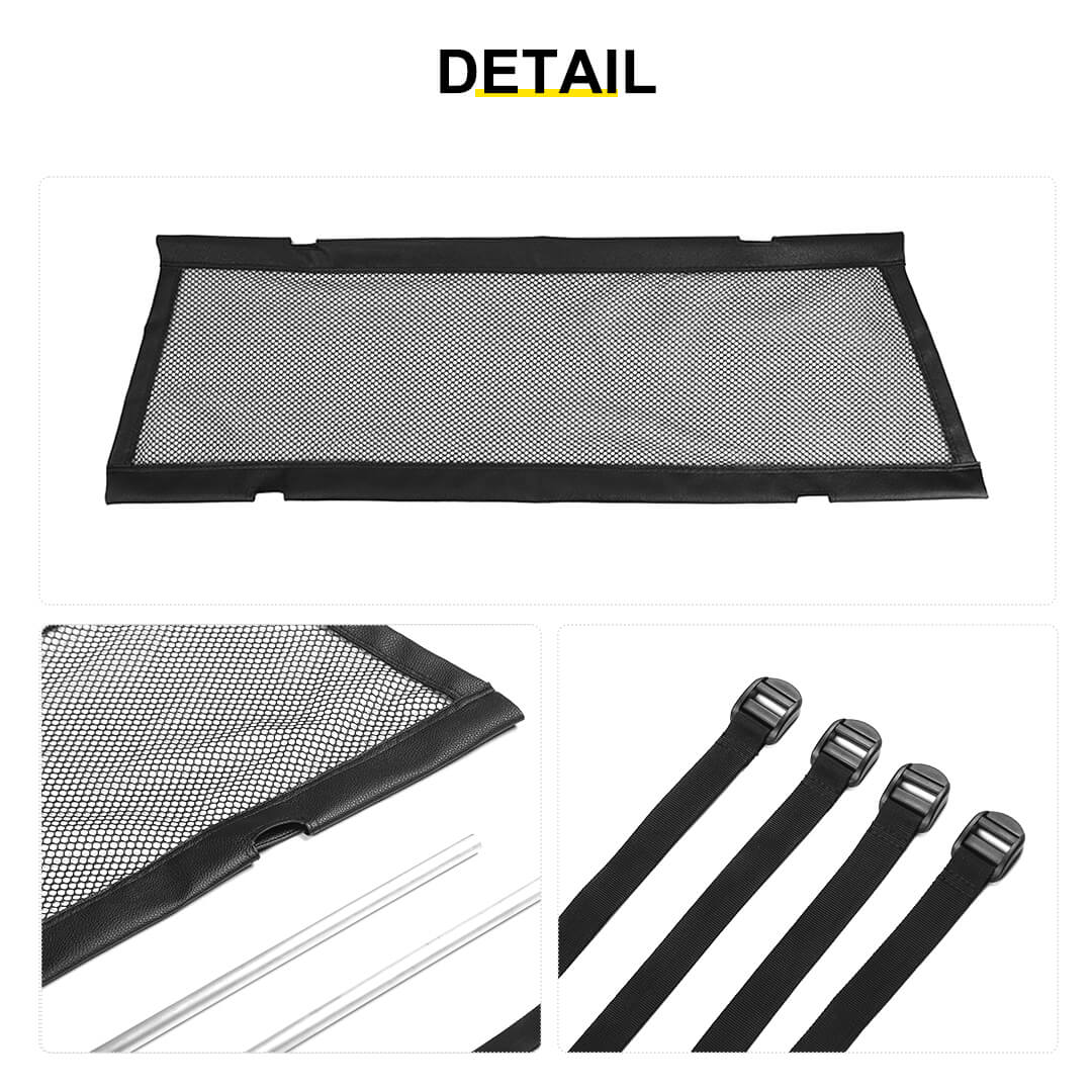 For Jeep Wrangler JK JL 4-Door Version Interior Rear Cargo Trunk Seat Back Isolation Cover Shield Accessories - Image 7
