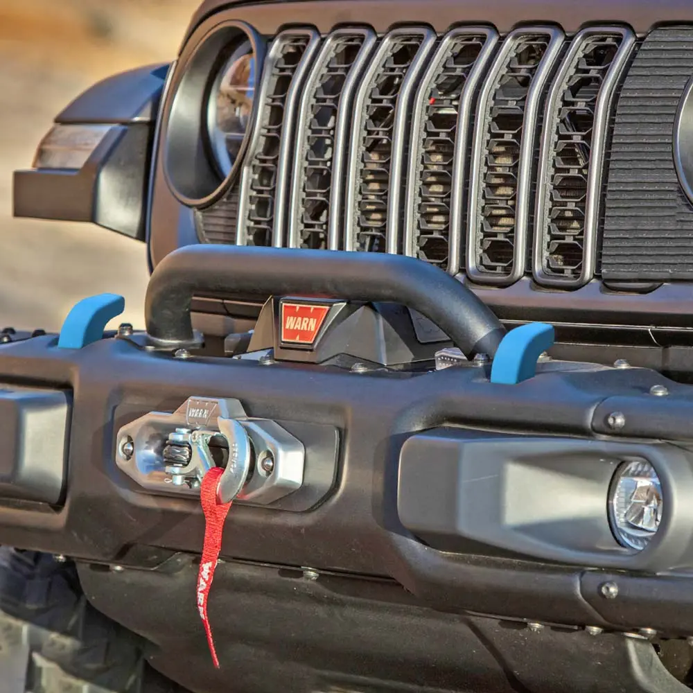 For Jeep Wrangler JK, JL & Gladiator JT Front Bumper Tow Hook Cover Trim Wide Style - Image 9