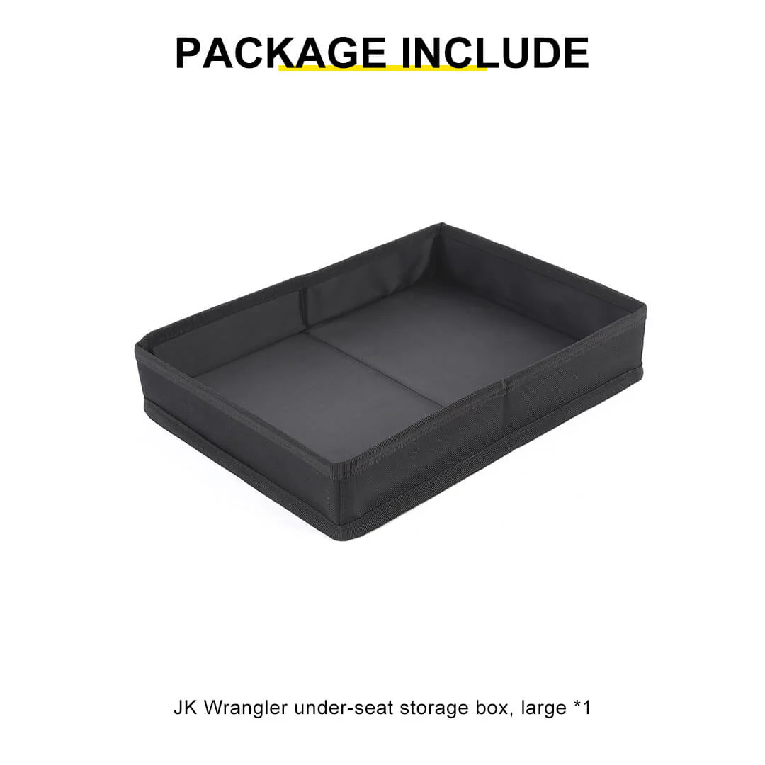 For Jeep Wrangler JK JL JT Interior Under Seat Storage Box Accessories - Image 12