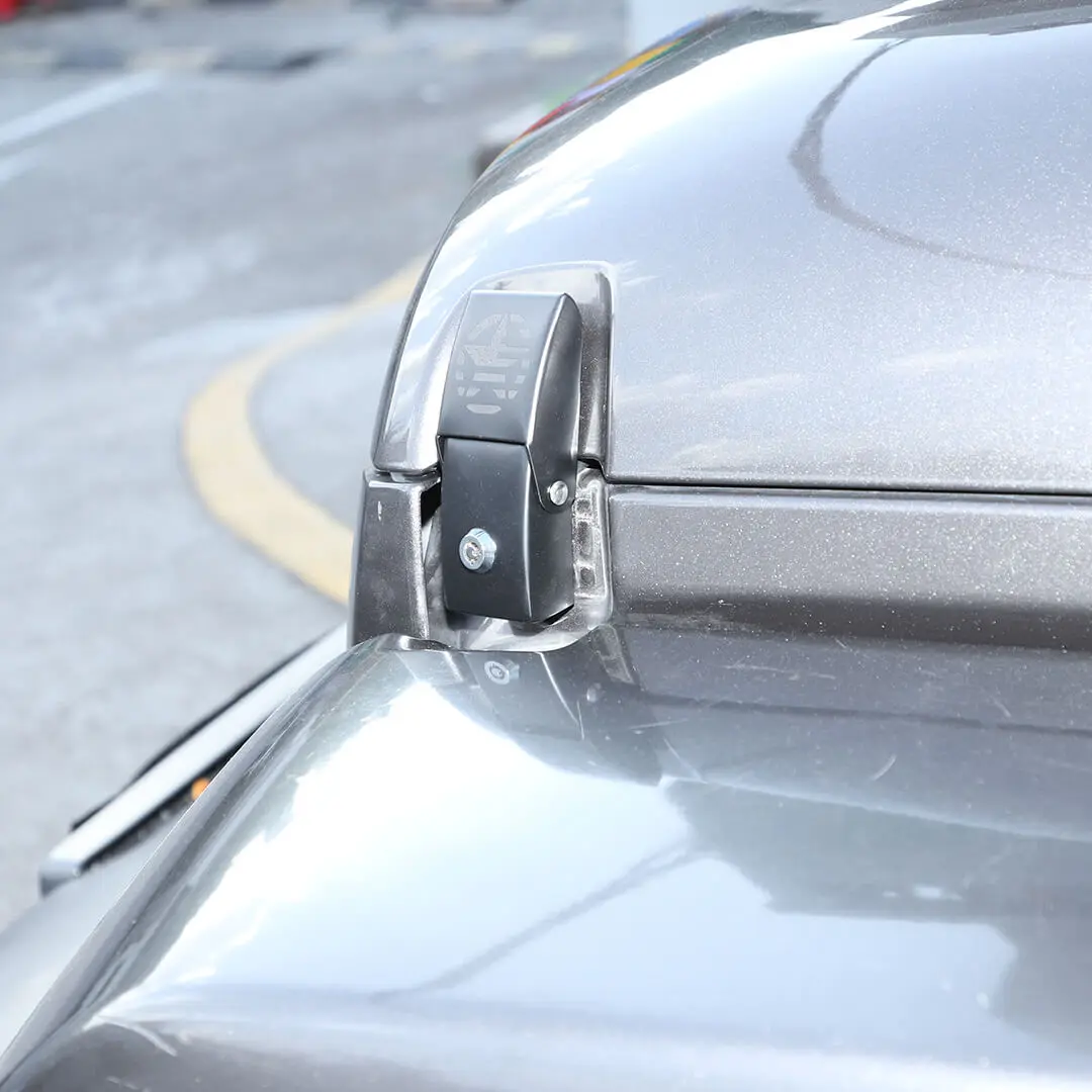 For Jeep Wrangler JK/JL/JT Lockable Hood Latches Buckle Catch Fixed (2 pcs) - Image 6