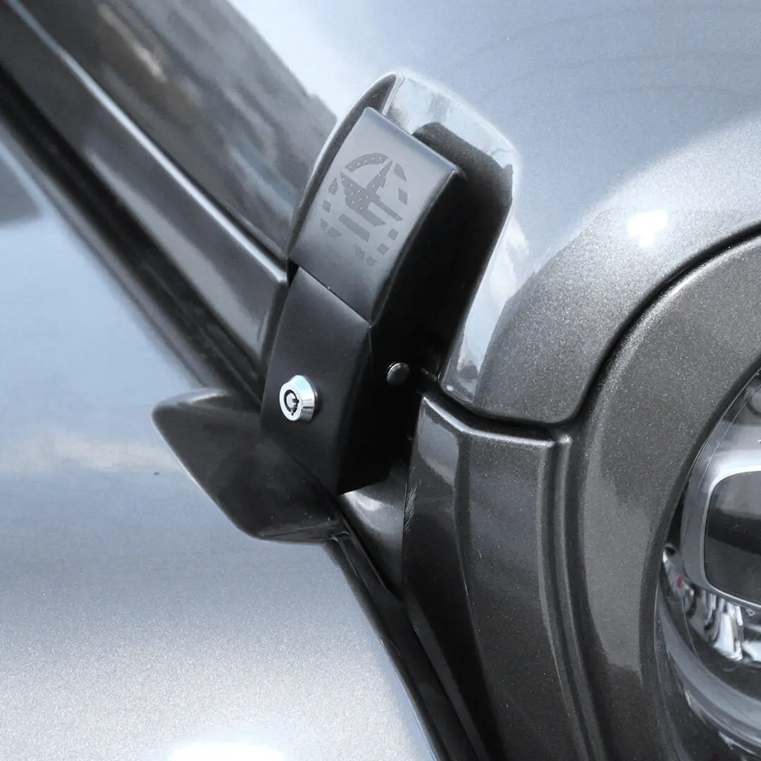 For Jeep Wrangler JK/JL/JT Lockable Hood Latches Buckle Catch Fixed (2 pcs) - Image 7