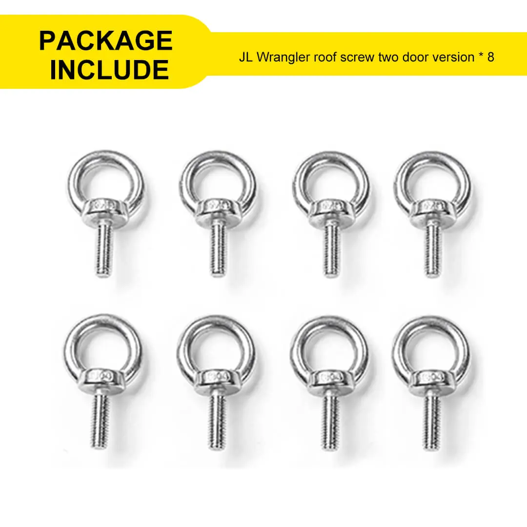For Jeep Wrangler JK/JL/TJ Car Door Roof Screws Round Hole Head Accessories (6 pcs) - Image 11