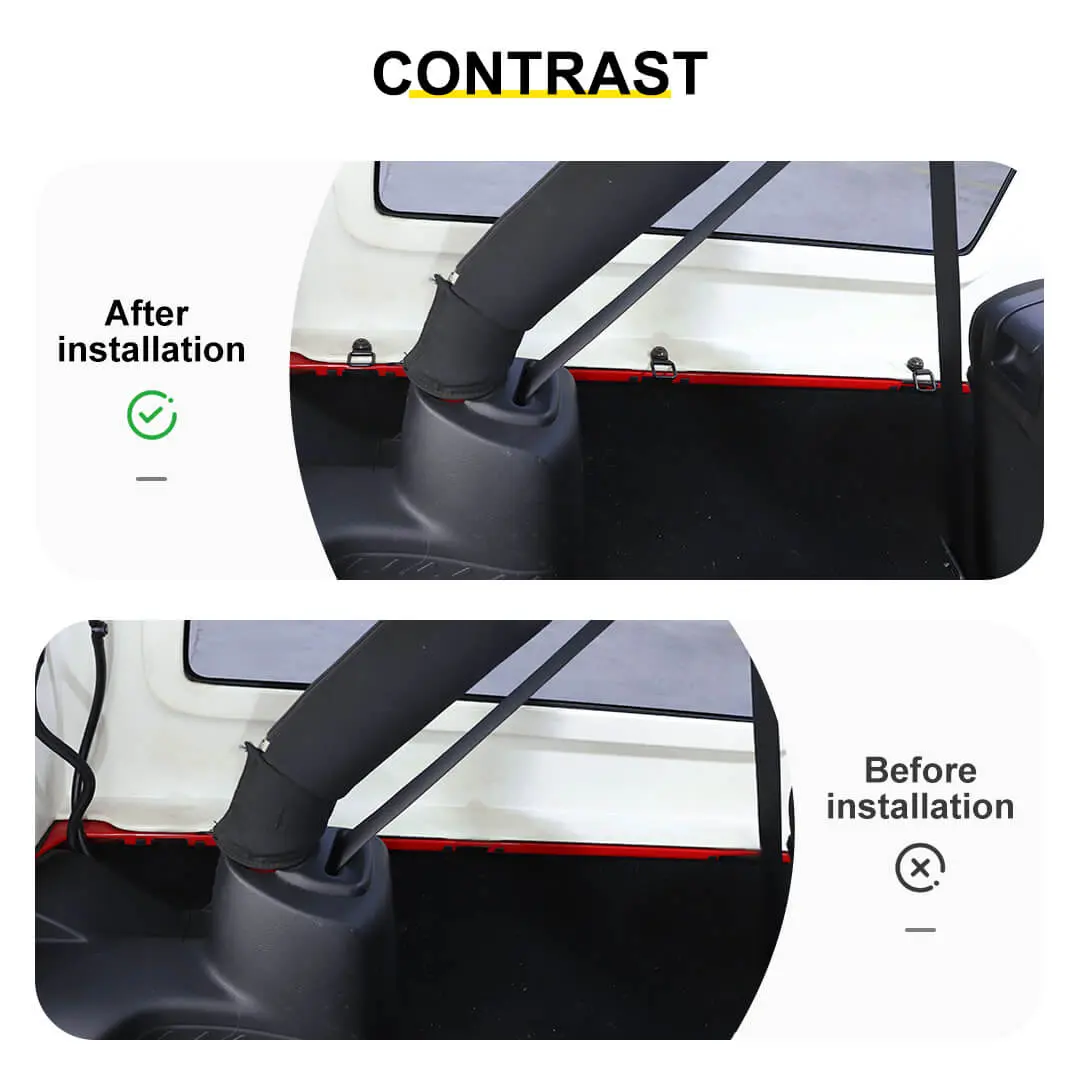 For Jeep Wrangler JK JL TJ Hardtop Tie-Down D-Ring Anchors - Image 2