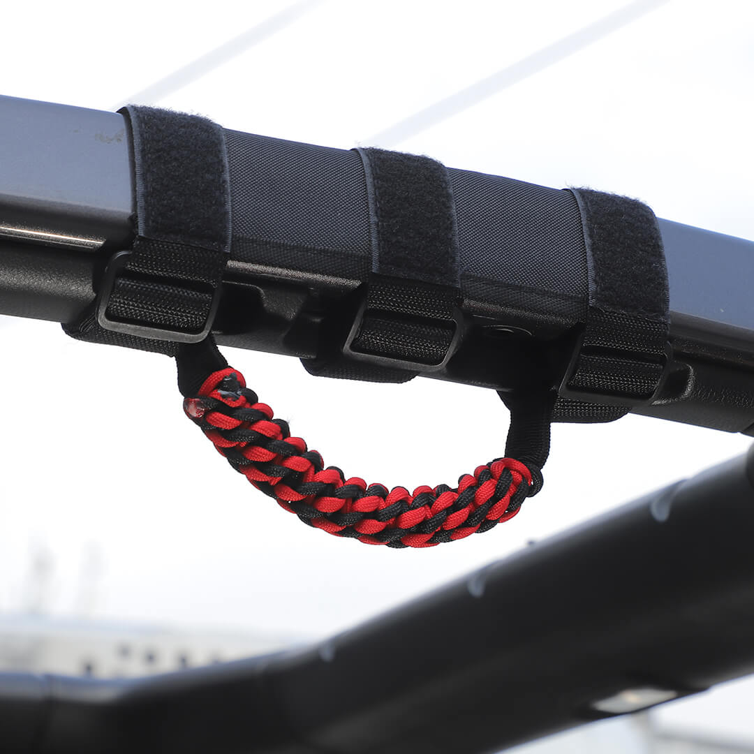 For Jeep Wrangler JK JL TJ JT Car Top Roll Bar Grip Grab Pull Handle Accessories 4 (pcs) - Image 6