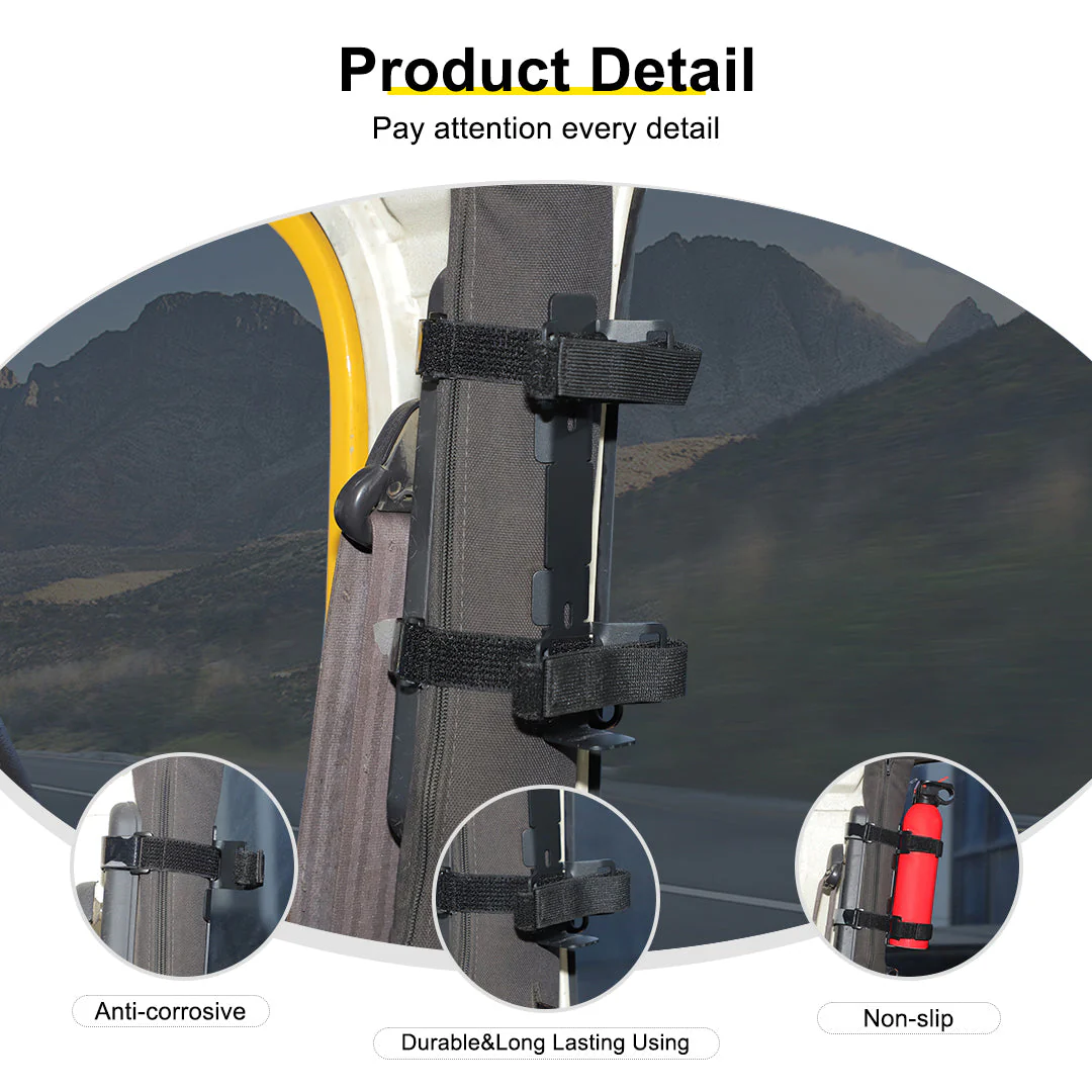 For Jeep Wrangler JK JL TJ Metal Fire Extinguisher Mount Holder Bracket Stand Accessoreis - Image 8