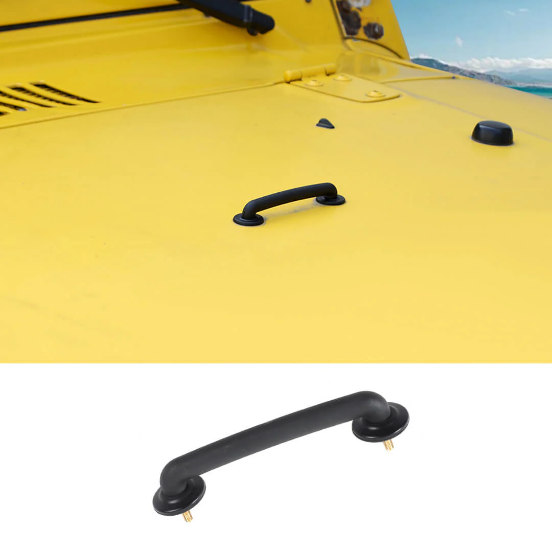 For Jeep Wrangler JK TJ Hood Engine Windshield Bracket Handle Accessories