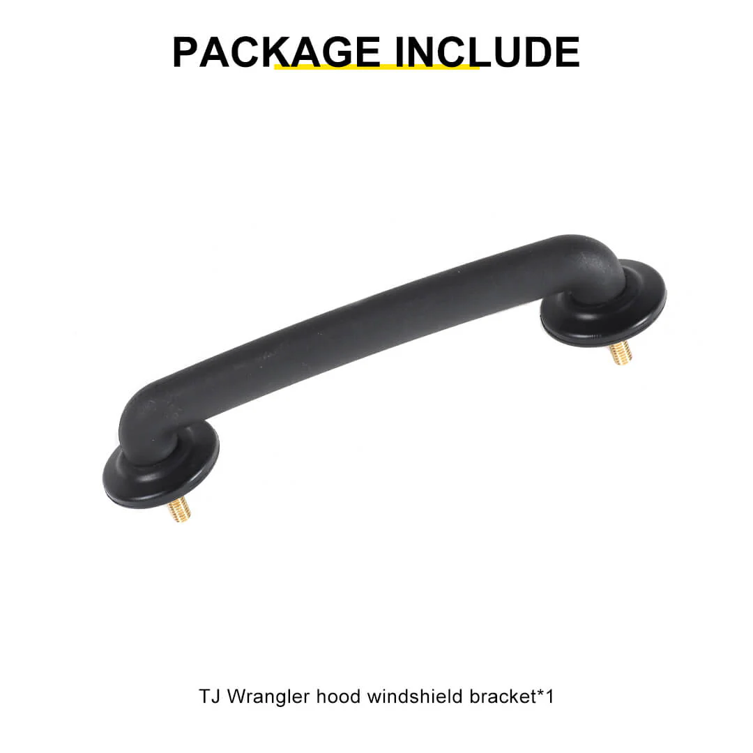 For Jeep Wrangler JK TJ Hood Engine Windshield Bracket Handle Accessories - Image 11